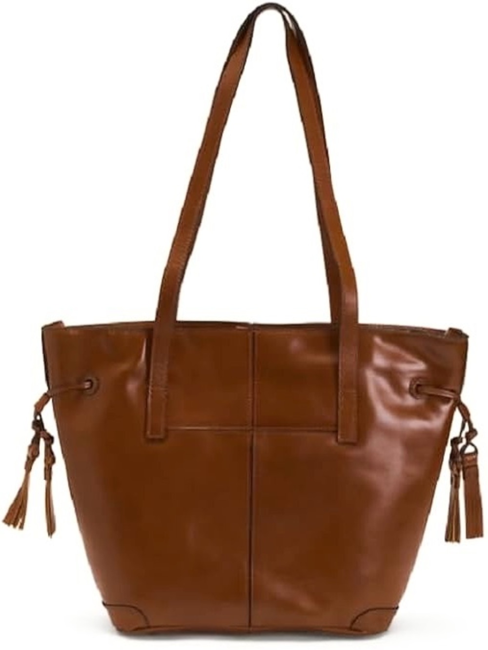Patricia Nash Kemble Leather Tote Tassle Shoulder Bag
